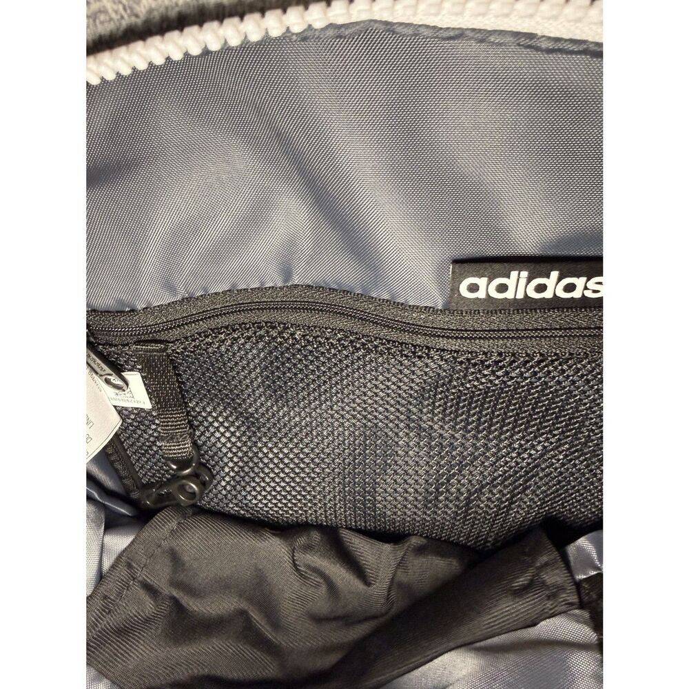 Adidas Linear Mini Backpack Charcoal Heather Gray… - image 12